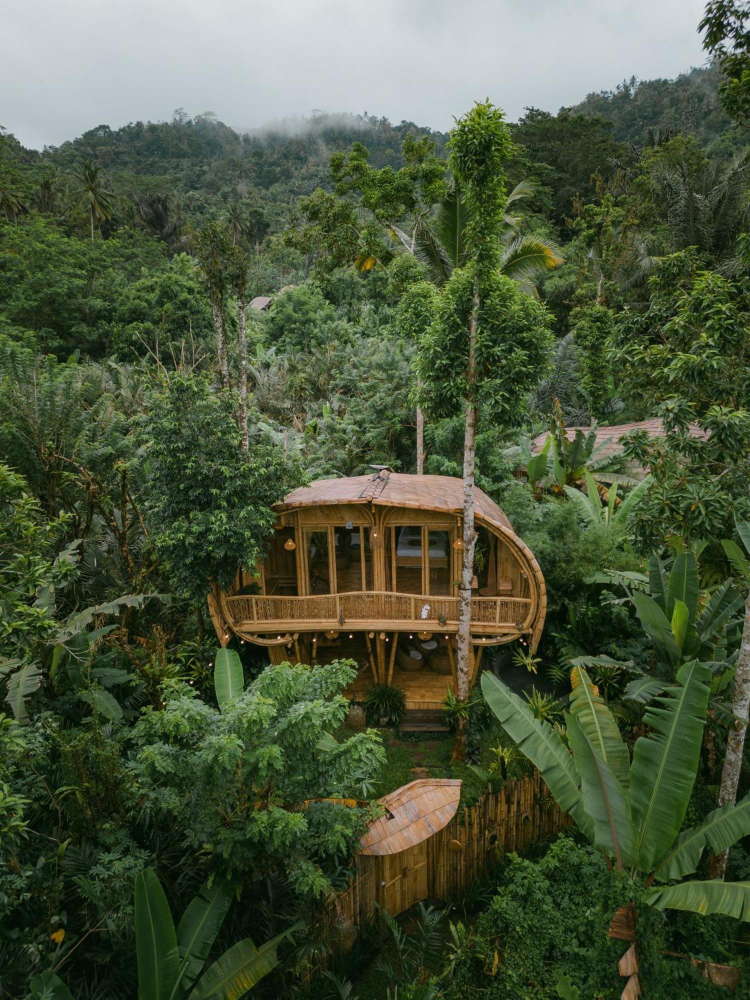 Villa Alamvaya Bali Bamboo House Sidemen  Exterior foto
