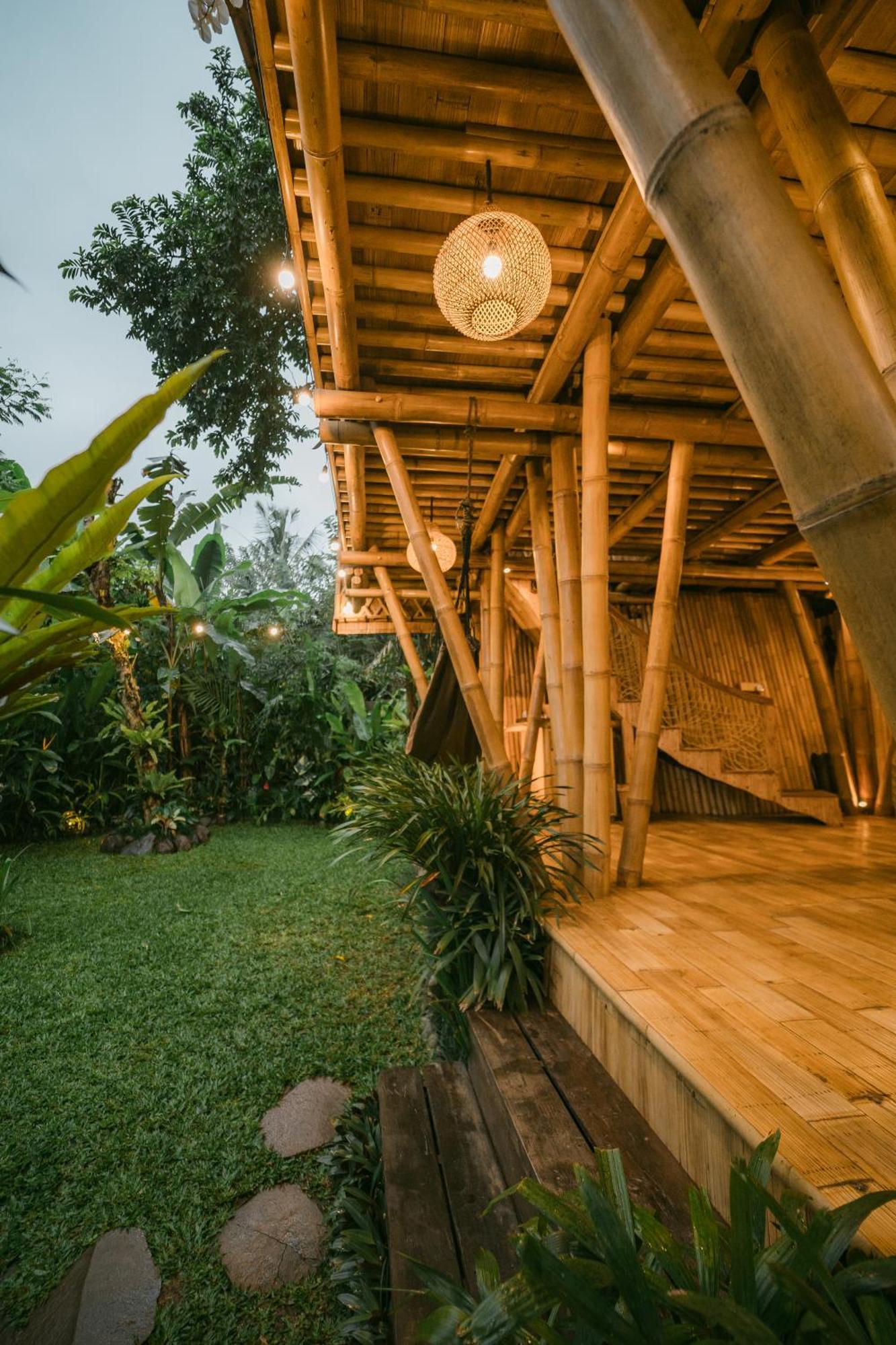 Villa Alamvaya Bali Bamboo House Sidemen  Exterior foto