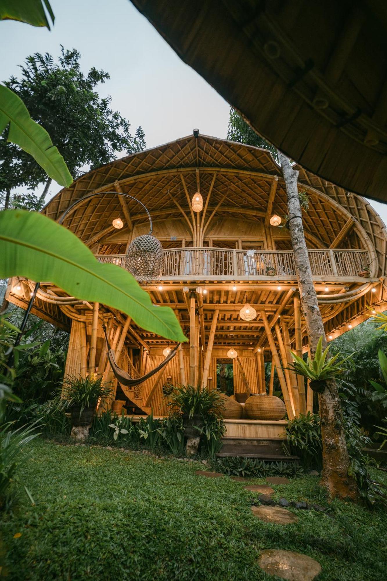 Villa Alamvaya Bali Bamboo House Sidemen  Exterior foto