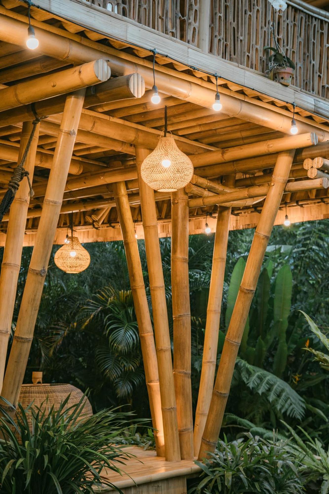 Villa Alamvaya Bali Bamboo House Sidemen  Exterior foto