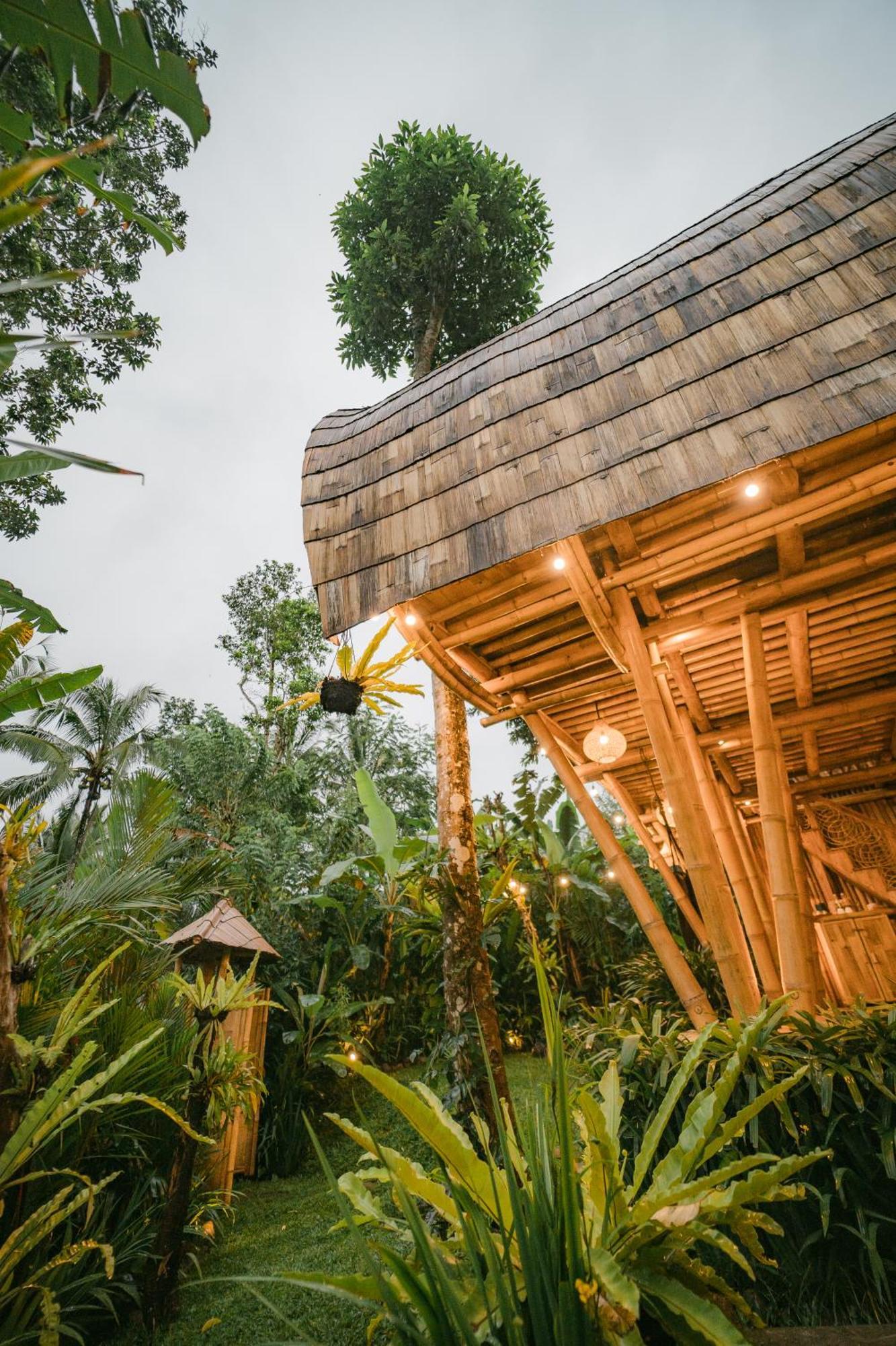 Villa Alamvaya Bali Bamboo House Sidemen  Exterior foto